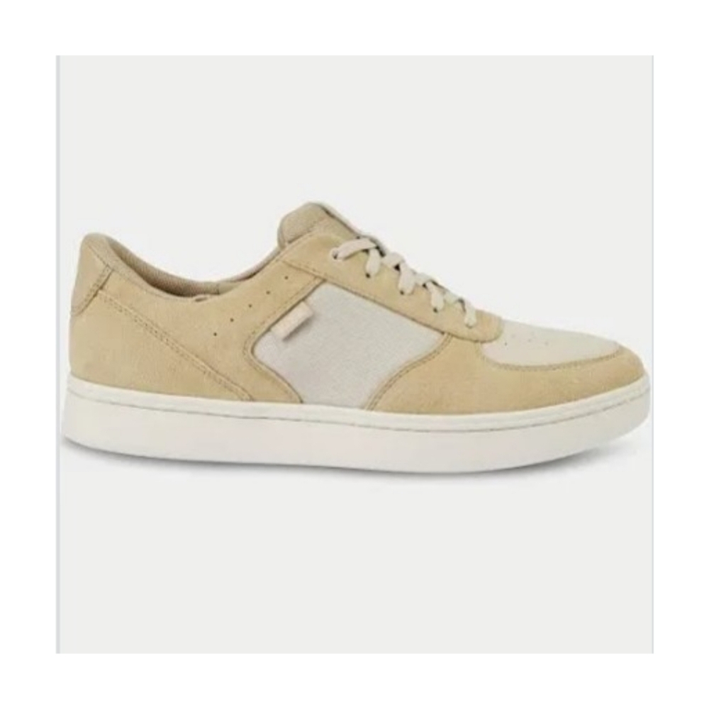 Kizik Oslo Hands‑Free Slip‑On Sneakers • Latte Beige Suede • Size 9 • Brand New